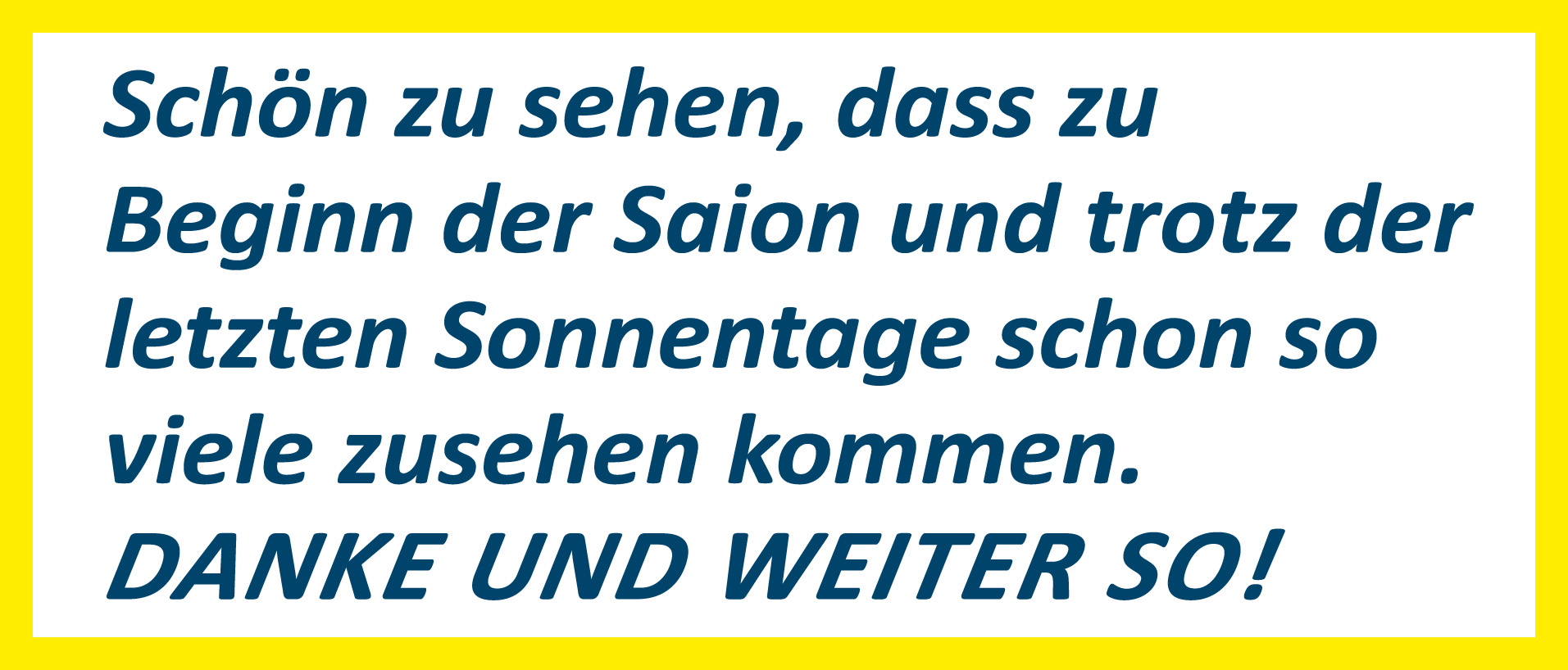 Denke dass schon so viele